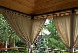 Curtains for garden gazebos and verandas. Outdoor curtains