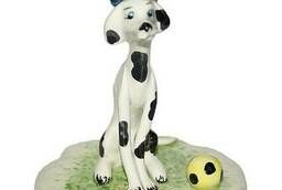 Скульптура Собака и футбольный мяч