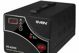 Стабилизатор напряжения SVEN VR-A2000, 2000ВА/1200 Вт, 2. ..