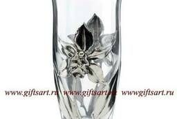 Ваза из стекла и олова Королевская орхидея Серия Классика. ..