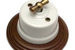 Rotary switch porcelain retro style