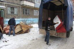 Removal of old furniture, household appliances, garbage and junk