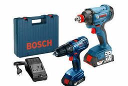 Аккумуляторный набор Bosch: гайковерт GDX 180-LI +. ..