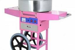 Аппарат для производства сахарной ваты на тележке hurakan hkn c2 t