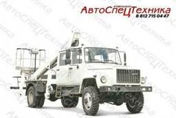 Автовышка АГП-22Т - ГАЗ-3309 (двухрядная кабина)