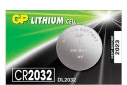 Батарейка GP Lithium, CR2032, литиевая, 1 шт. , в блистере. ..