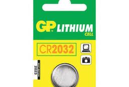 Батарейка GP Lithium, CR2032, литиевая, 1 шт. , в блистере