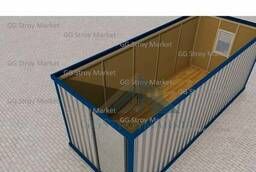 Блок контейнер металлический для рабочих БК-01 5х2, 4. ..