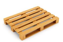 Wooden pallets and euro pallets