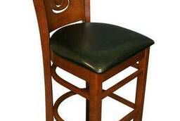 Деревянный барный стул LMU-9131 черный