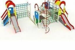 Деревянный детский игровой комплекс Дворик детства 403