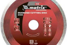 Diamond blade, continuous cut-off, 180 x 22, 2 mm, wet cutting Matrix Professional