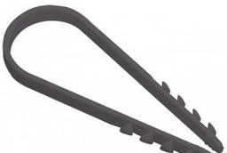 Dowel clamp 5-10 mm black nylon (100 pcs)
