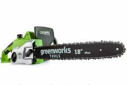 Электрическая цепная пила Greenworks 2000W (46 см) GCS2046