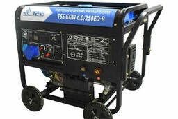 Инверторный бензиновый сварочный генератор TSS GGW 6. 0/250ED-R