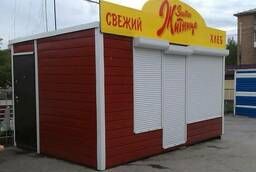 Manufacturing in Kemerovo of Kiosks of Trade, Tobacco Kiosks