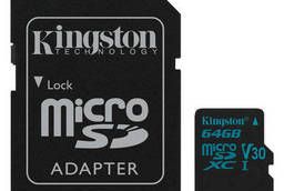 Карта памяти microSDXC 64 GB Kingston Canvas Go UHS-I U3. ..