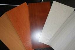 Laminated boards of fiberboard, MDF, HDF, chipboard.