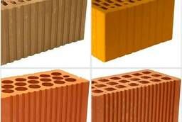 Building double slotted brick with delivery