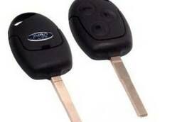 Ключ для Ford Mondeo 3 кнопки (HU101) не выкидной