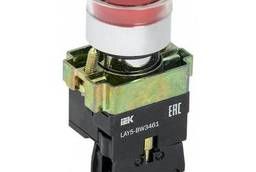 Кнопка управления LAY5-BW3461 с подсветкой красная 1з