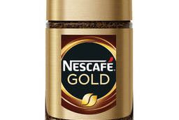 Ground coffee in instant Nescafe (Nescafe) Gold. ..