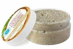 Coconut face scrub Oatmeal with goat milk