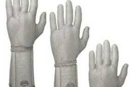 Кольчужная перчатка на руку с отворотом 15 см Niroflex fix
