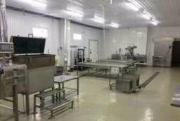 Set of equipment for production of imitation cheeses, production up to