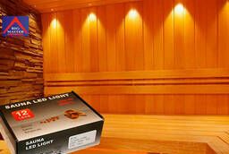 Комплект освещения для сауны «звездное небо» Sauna LED Light , 12 точек с. ..
