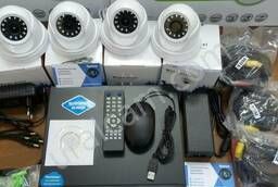 Video surveillance kit in a truck