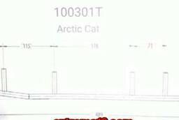 Ski ridge for snowmobiles Arctic Cat Bearcat 570