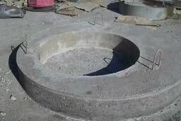 Крышка бетон (плита перекрытия под люк) колодца ПП 10