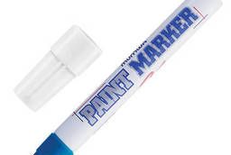 Маркер-краска лаковый (paint marker) Munhwa, 4 мм, Синий. ..