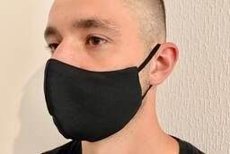 Face mask reusable 100% cotton 2 layers