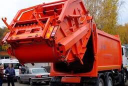 Garbage truck with rear loading KO-427-90