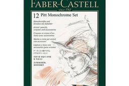 Набор художественный Faber-Castell Pitt Monochrome, 12. ..