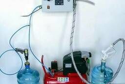 Оборудования для розлива воды в 19-ти литровые бутыли ДУЭТ-П