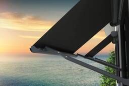 Window elbow retractable awning  Straight awning