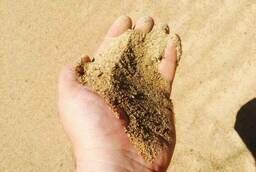 Construction sand, alluvial sand, quarry sand.