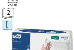 Полотенца бумажные (1 пачка 120 листов) TORK (H3). ..