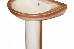 Rosa Elegance washbasin with pedestal brown. ..