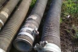 Gas-resistant hose and spiral suction hose