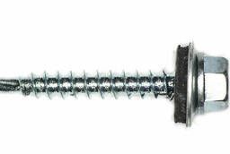 Self-tapping screw roofing metal-wood zinc 4, 8 * 70