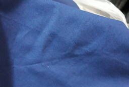 Саржа синяя, черная, василек, КМФ 150 см , 260 гр.