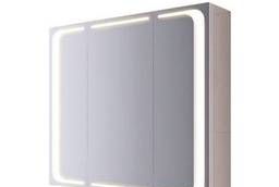 Шкаф-зеркало Aqwella Milan 1000 белый с подсветкой