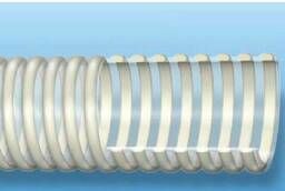 PVC pressure head and suction hose with PVC spiral d. 16 mm