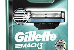 Сменные кассеты для бритья 6 шт. Gillette (Жиллет) Mach3. ..