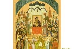 Собор Московских святых, икона, 300x400 см
