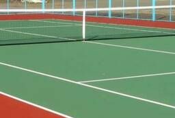 Sports flooring MONDO for tennis, volleyball.